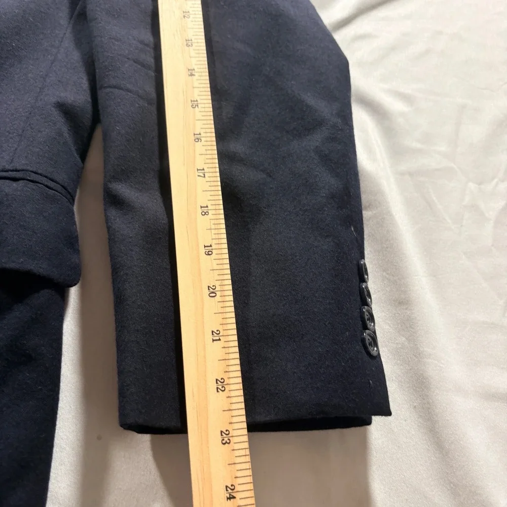 Jos. A. Bank Blazer Mens 42R Navy Blue Wool Cashmere Sport Coat Business Jacket